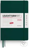 Daily Planner 2026 Medium (A5) Forest Green