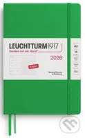 Weekly Planner & Notebook 2026 Medium (A5) Spring Leaf - tečkovaný