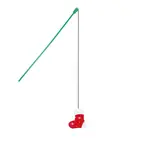 Vianočná udička pre mačky s čižmičkou