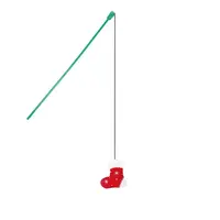 Vianočná udička pre mačky s čižmičkou