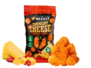 MIXIT Chrumkavý syr do vrecka - Írsky cheddar & chilli 20 g