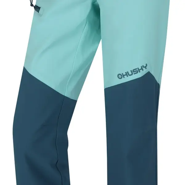 Husky Kavia L S, mint/turquoise Dámské softshellové kalhoty