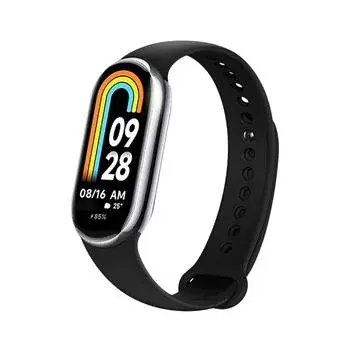 Silikonový řemínek FIXED Silicone Strap pro Xiaomi Mi Band 8, černá