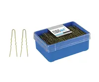 Vlnitá vlásenka Eurostil Professional - 5,5 cm, zlatá - 400 ks (01616) + dárek zdarma