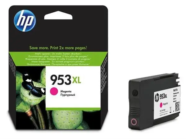 HP 953XL F6U17AE purpurová (magenta) originální cartridge