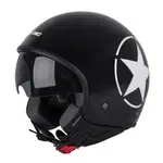Helma na skútr W-TEC FS-710S Revolt Black Černá s hvězdou XS (53-54)