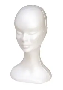 Manekýna pro paruky - žena, bílá hlava (4490100) - Sibel + dárek zdarma