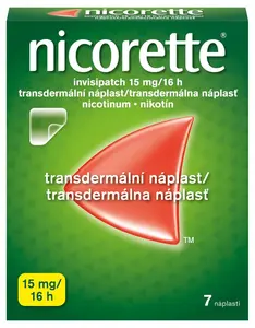 Nicorette Invisipatch 15 mg/16 h transdermální náplast 7 ks