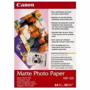 Canon Matte Photo Paper MP-101 7981A005, 170 g/m2, A4, 50ks, matný, inkoustový, bílý, foto papír