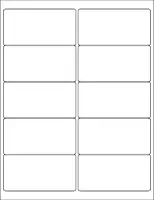 Samolepicí etikety 105 x 57 mm, 10 etiket, A4, 100 listů