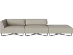 Zahradní pohovka Orlando pro 3 os. s otevřeným pravým koncem, více variant - Bolia Varianta: Palma, Sand