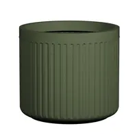 Květináč Turris Low, šedozelená, více velkostí - Pottery Pots Velikost: M - ⌀ 50, v. 45 cm