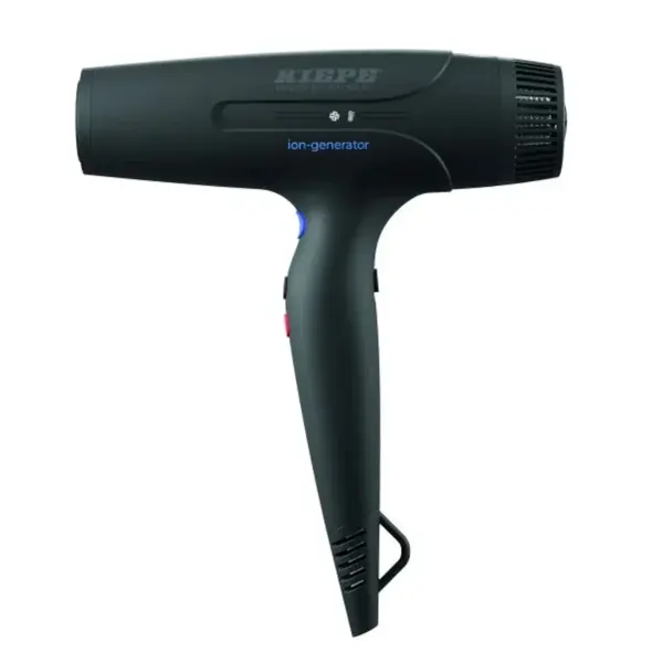 Profesionální ultralehký fén na vlasy Kiepe Professional Saloon Hair Dryer - 2400 W, černý (8313) + dárek zdarma