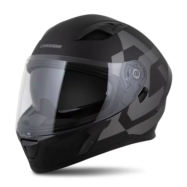 Moto přilba Cassida Orbit Grind černá matná/šedá XL (61-62)