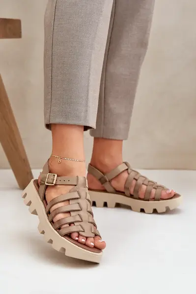 Lewski Shoes Kožené dámské sandály Zazoo