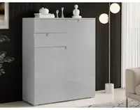 Vyššia skrinka Spice, lesklá šedá%