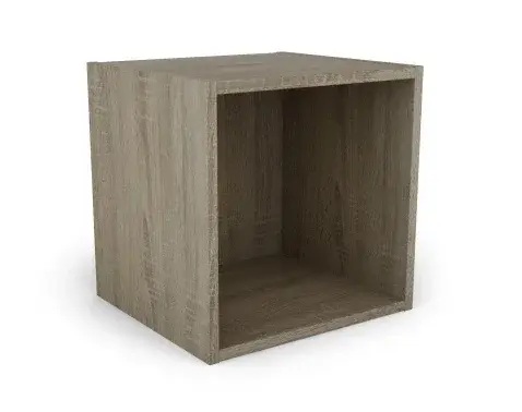 Nástenný regál s 1 priehradkou Jerry, dub sonoma%