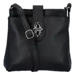 Dámska kožená crossbody kabelka čierna - ItalY Laira