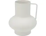 Váza 15 cm, biely zinok%