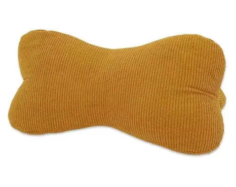 Vankúš na čítanie Antje 18x35 cm, medovo žltý%