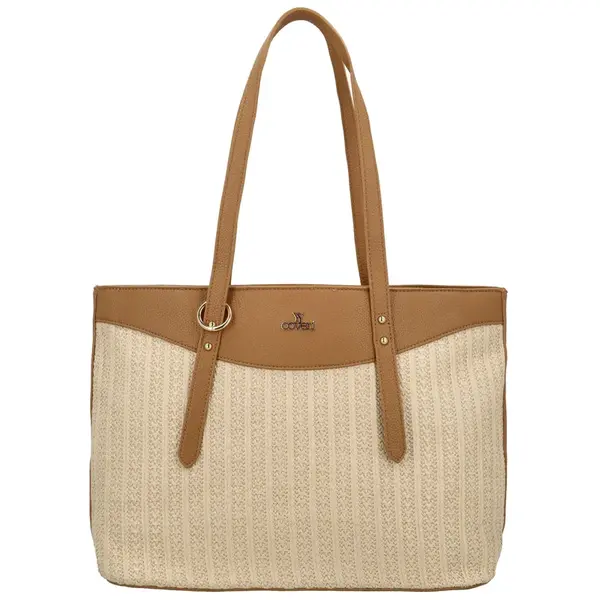 Dámska kabelka na rameno krémová - Coveri Thierra