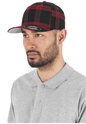 Flexfit Tartan Plaid blk/red