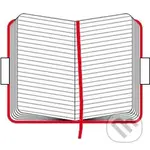 Moleskine - malý linajkový zápisník (červený)