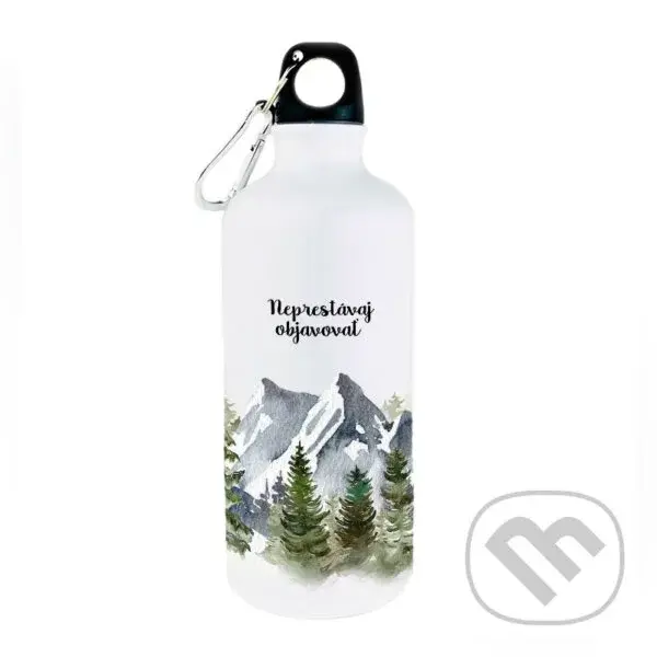 Turistická fľaša Neprestávaj Objavovať