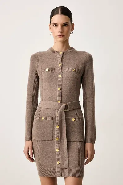 Marciano by Guess  šaty s příměsí kašmíru AFRAH