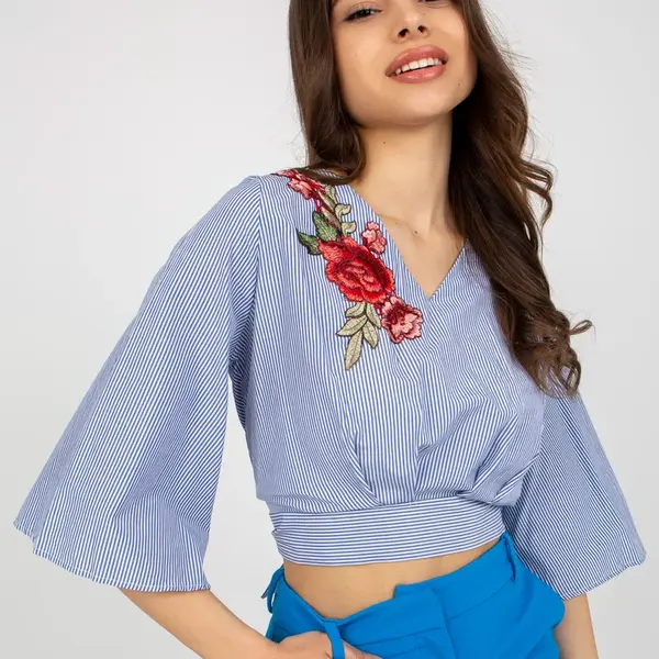 Blouse-LK-BZ-506243.78-white-navy blue