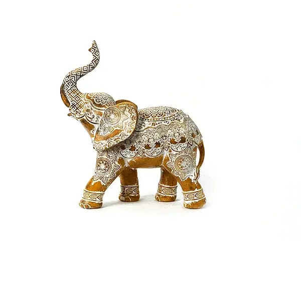 Resin Carved Elephant Figurines