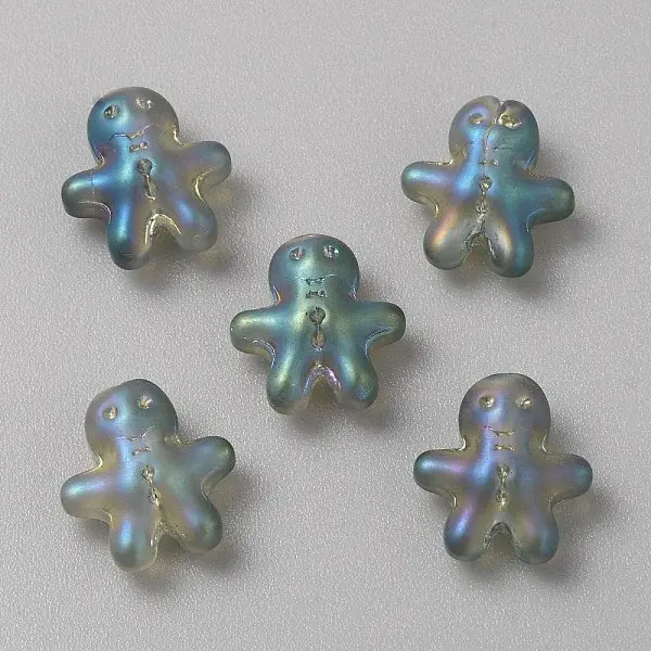 20Pcs Electroplate Glass Beads
