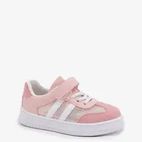 Boto Dětské tenisky na suchý zip růžové Sepovia