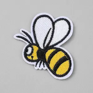 Polyester Embroider Thread Iron on Sew On Patches