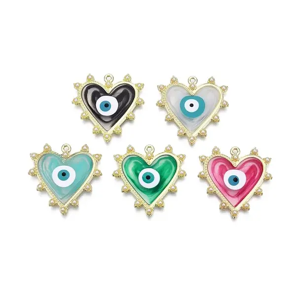 Alloy Enamel Pendants