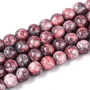 Baking Paint Glass Beads Strands