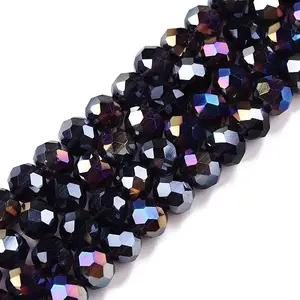 Electroplate Glass Beads Strands