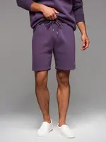 Ombre Unisex sweat shorts with drawstring waistband - purple