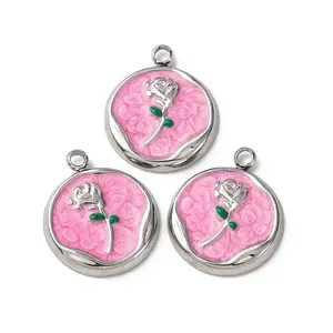 304 Stainless Steel Enamel Pendants