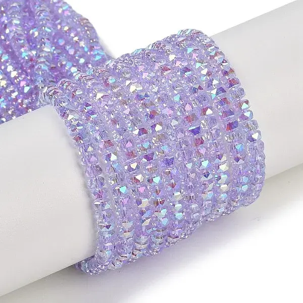 Electroplate Glass Beads Strands