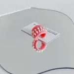 Tooth Acrylic Cuff Rings