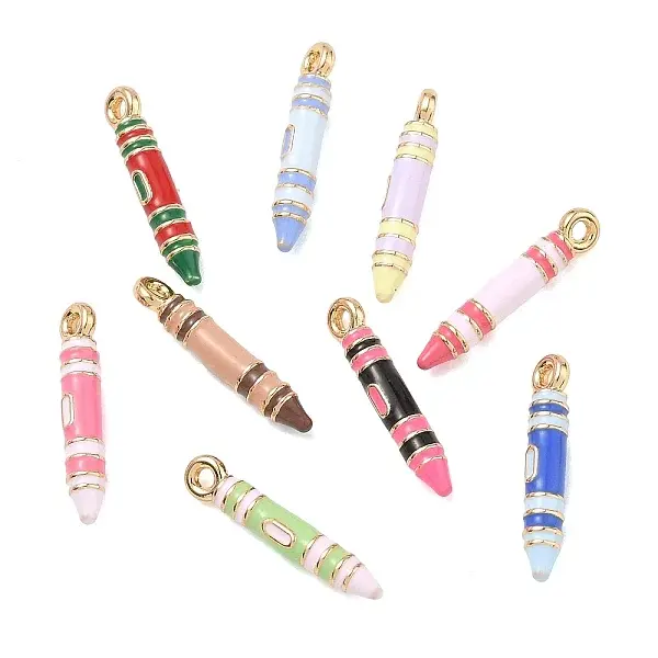 Alloy Enamel Pendants