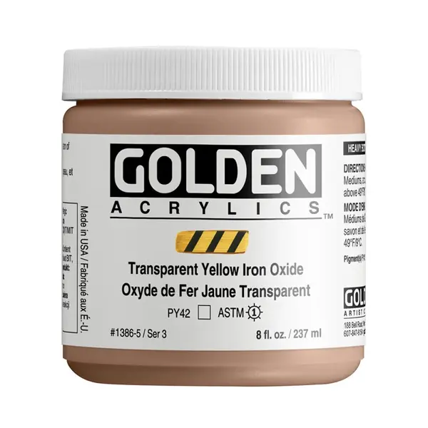 Akryl Golden HB 237ml – 1386 Transparent Yellow Iron Oxide