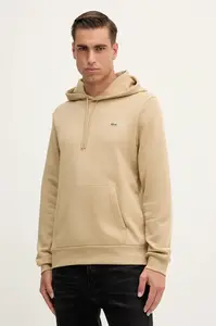 Lacoste  mikina s kapucňou pánska bavlnená