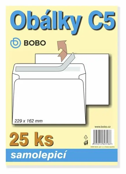 Obálky C5 samolepicí (bal. 25ks) (poškozené)