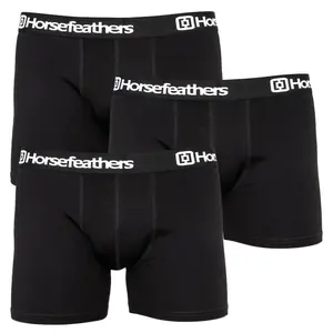 Horsefeathers 3PACK pánské boxerky černé (AM067A) XL