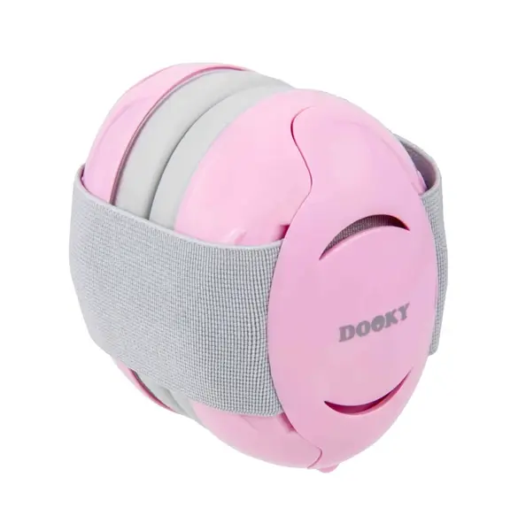 Dooky Chrániče sluchu Baby 0–⁠⁠⁠⁠⁠⁠36m 1 ks pink