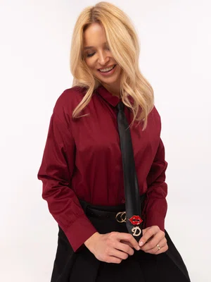 Shirt-DHJ-KS-9213-1.77P-burgundy