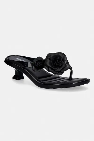 Melissa  Šľapky   THONG KITTEN HEEL PETALS AD