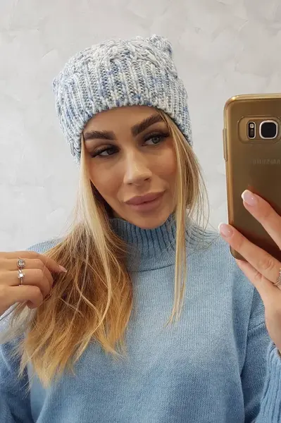 Kesi Fleecová čepice Adela K282 modrá